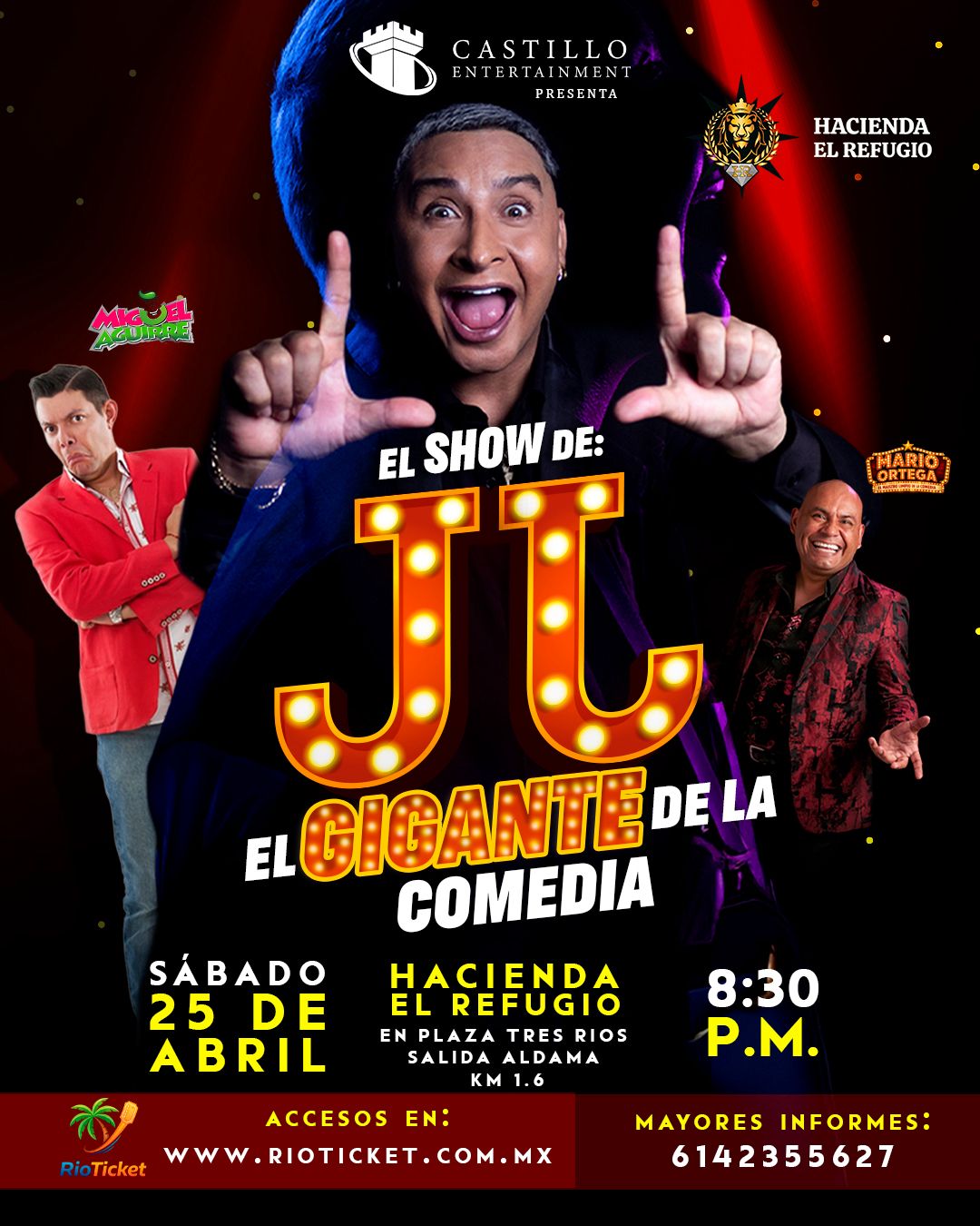 El Gigante de la Comedia” llega a Chihuahua: El Show de JJ promete una noche de risas ininterrumpidas